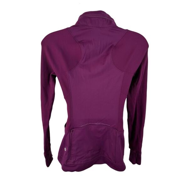 Lululemon Far and Free Jacket Marvel Purple Size 4 Hooded Athletic Running Yoga - Picture 2 of 12